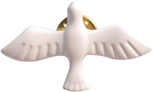 Weiße Taube Anstecknadel Friedenstaube Emaille Brosche Pin Abzeichen Geschenke Nettes Design von U-K
