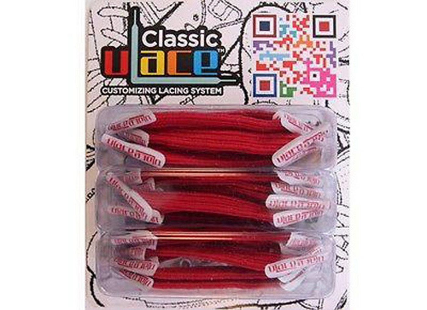 U-Laces Schnürsenkel Classic 18 Stück - elastische Schnürsenkel mit Wiederhaken von U-Laces