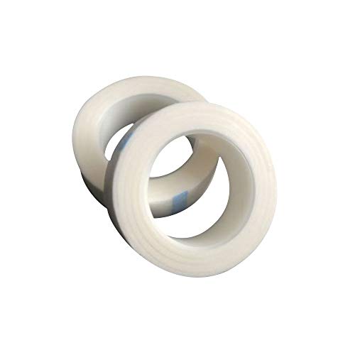 PULABO 1 Rolle 12,5 mm Breite Weiß DIY Wimpernvlies Wimpernverlängerung Mikroporen Papier Klebeband Kostengünstig und langlebig Robust von U-M