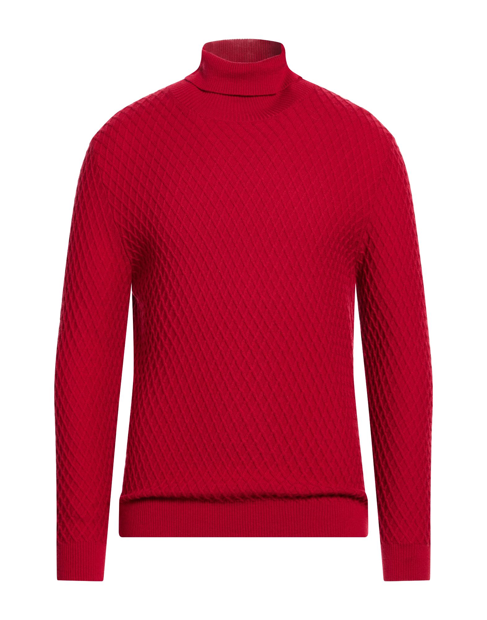 +U PLUSULTRA Rollkragenpullover Herren Rot von +U PLUSULTRA