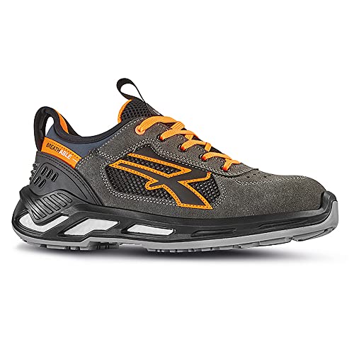 U Power Ryder ESD S1P Unisex-Adult Schwarz Orange EU, Schwarz und Orange, 47 EU von U-POWER DON'T WORRY... BE HAPPY!