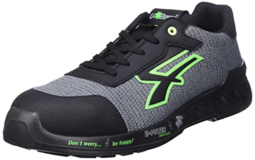 U-Power RED Leve Mike, Sicherheitsschuhe, leichte, durchtrittsichere Unisex-Turnschuhe, Bastsohle, Infinergy-Einsatz, mit Aluminium-Zehenkappen - 45 von U-POWER