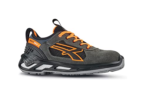 U-POWER DON'T WORRY... BE HAPPY! Herren Ryder Brandschutzschuhe, Schwarz und Orange von U Power