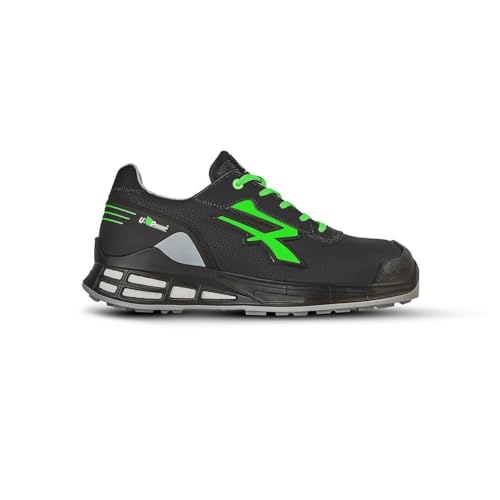 U-POWER Chaussures de sécurité Basses Jago S3 SRC CI ESD - Noir/Vert 46 - Chaussures de sécurité von U Power