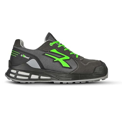 U-POWER DON'T WORRY... BE HAPPY! Herren Niedrige Sicherheitsschuhe Schuh für das Gesundheitswesen, grau, 47 EU von U Power