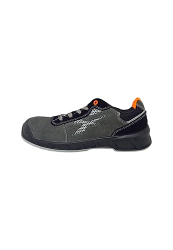 U-POWER DON'T WORRY... BE HAPPY! Herren Scarpe Antinfortunistiche Da Lavoro Brandschutzschuhe, Bleigrau Schwarz, 47 EU von U Power