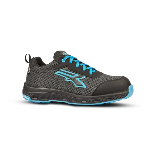 U-POWER DON'T WORRY... BE HAPPY! Herren Scarpe Antinfortunistiche Da Lavoro Brandschutzschuhe, schwarz himmelblau, 38 EU U-POWER DON'T WORRY... BE HAPPY! Herren Scarpe Antinfortunistiche Da Lavoro Brandschutzschuhe, schwarz himmelblau, 38 EU von U Power
