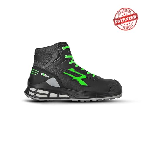 U-POWER DON'T WORRY... BE HAPPY! Unisex Scarpe Antinfortunistiche Da Lavoro, Scarpa Bassa, Kent S ESD S3s Ci Fo Sr, Puntale Antiperforazione Tessile No Metal Brandschutzschuhe, Schwarz Neongrün, 47 EU U-POWER DON'T WORRY... BE HAPPY! Unisex Scarpe Antinfortunistiche Da Lavoro, Scarpa Bassa, Kent S ESD S3s Ci Fo Sr, Puntale Antiperforazione Tessile No Metal Brandschutzschuhe, Schwarz Neongrün, 47 EU von U Power