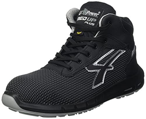 U-Power - Baskets de sécurité hautes Anti Abrasion Anti Fatigue VELAR Plus - Environnements humides - S3 CI SRC ESD 42 Noir U-Power - Baskets de sécurité hautes Anti Abrasion Anti Fatigue VELAR Plus - Environnements humides - S3 CI SRC ESD 42 Noir von U Power