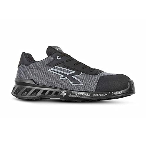 U-Power RED Leve ADAM, Sicherheitsschuhe, leichte, durchtrittsichere Unisex-Turnschuhe, Bastsohle, Infinergy-Einsatz, mit Aluminium-Zehenkappen - 45 von U Power