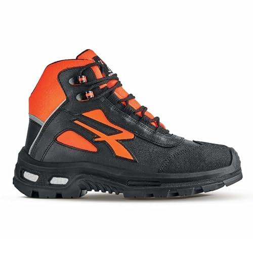 U-Power - Chaussures de sécurité hautes hydrofuges et résistantes Kreed - Environnements exigeants - RS S3 SRC CI ESD 48 Noir/Orange U-Power - Chaussures de sécurité hautes hydrofuges et résistantes Kreed - Environnements exigeants - RS S3 SRC CI ESD 48 Noir/Orange von U Power