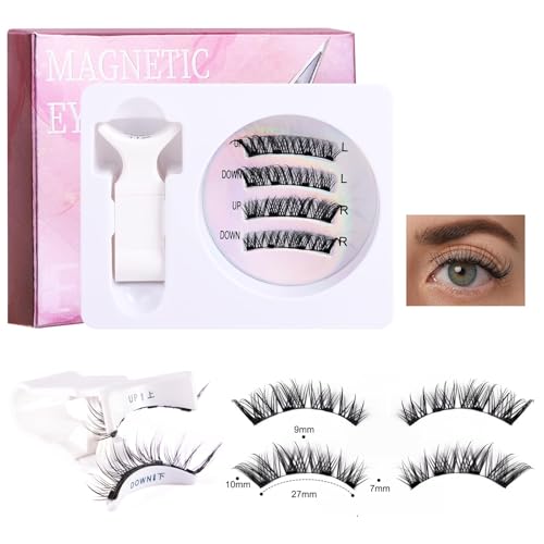 U-Shinein Magnetische Wimpern,Wiederverwendbare Wimpern Magnetisch Natürlicher Look,Magnet Wimpern mit Applikator, Kein Kleber Kein Eyeliner Erforderlich Wasserdicht 3D Magnetwimpern Wimpern Set,#03 U-Shinein Magnetische Wimpern,Wiederverwendbare Wimpern Magnetisch Natürlicher Look,Magnet Wimpern mit Applikator, Kein Kleber Kein Eyeliner Erforderlich Wasserdicht 3D Magnetwimpern Wimpern Set,#03 von U-Shinein