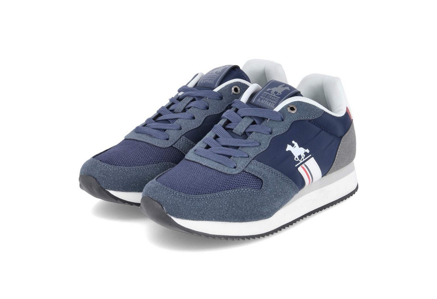 U.S. GRAND POLO U.S. Grand Polo GPM513212-3210 SP Herren Textil & Synthetik blau-kombi Schnürschuh von U.S. GRAND POLO