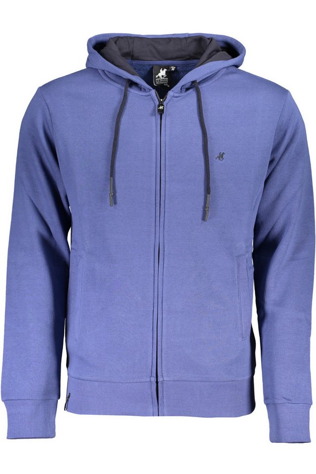 U.S. GRAND POLO Sweatshirt Herren-Jacke: Blaue Kapuzenpullover mit von U.S. GRAND POLO