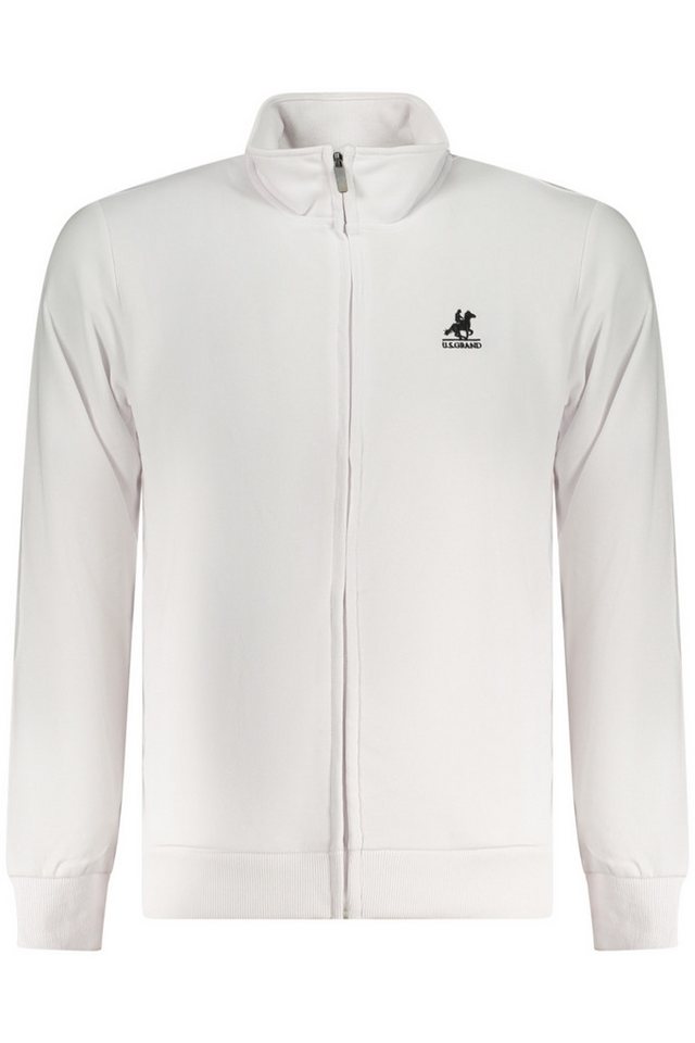 U.S. GRAND POLO Sweatshirt Herren Sweatshirt mit Reißverschluss - Weiß von U.S. GRAND POLO