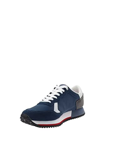 Scarpe U.S. Polo Sneaker Running Cleef 001 blu in Pelle e Nylon US22UP08 43 von U.S. POLO ASSN.