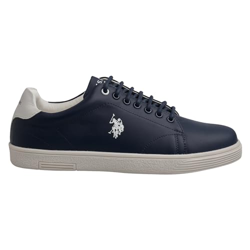 Scarpe U.S. Polo sneaker Hummer001 in pelle dark blue/ white uomo US24UP09 42 von U.S. POLO ASSN.