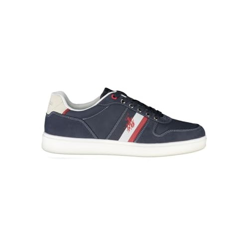 Scarpe U.S. Polo sneaker Rokko003M in ecopelle effetto scamosciata/ tessuto blu uomo U24UP11 42 von U.S. POLO ASSN.