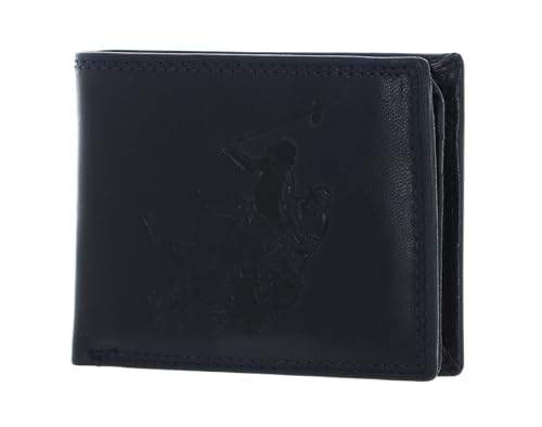 U.S. POLO ASSN. American Horiz Wallet Leather Navy von U.S. POLO ASSN.