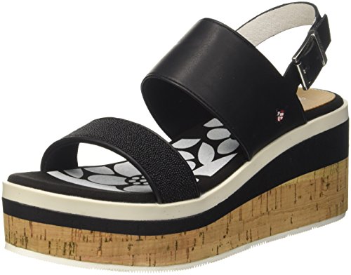 U.S. POLO ASSN. Damen TAY Spheres Riemchensandalen, Schwarz, 39 EU von U.S. POLO ASSN.