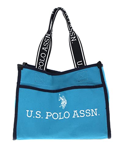 U.S. POLO ASSN. Halifax Shopping Bag S Turquoise von U.S. POLO ASSN.