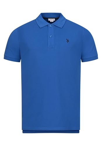 U.S. POLO ASSN. Herren Basic Kurzarm Poloshirt Polohemd P001 - Blau-Navy Größe M - Gr. M von U.S. POLO ASSN.