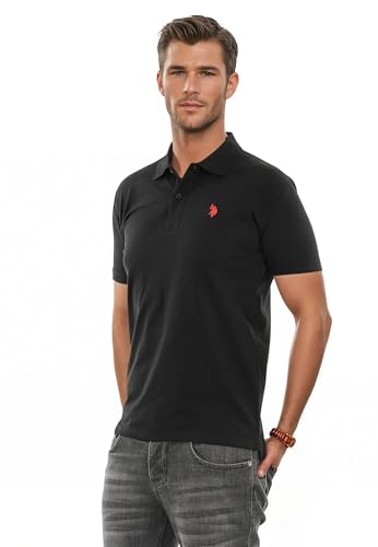 U.S. POLO ASSN. Herren Basic Kurzarm Poloshirt Polohemd P001 - Schwarz-Rot Größe L - Gr. L U.S. POLO ASSN. Herren Basic Kurzarm Poloshirt Polohemd P001 - Schwarz-Rot Größe L - Gr. L von U.S. POLO ASSN.