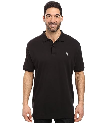 U.S. Polo Assn. Herren Solid Interlock Polo Shirt Polohemd, schwarz, Groß U.S. Polo Assn. Herren Solid Interlock Polo Shirt Polohemd, schwarz, Groß von U.S. Polo Assn.