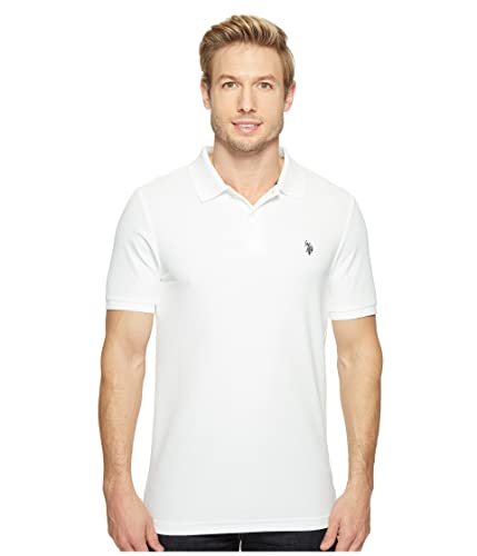 U.S. Polo Assn. Herren Ultimate Pique Polo Polohemd, Weiß, X-Groß von U.S. Polo Assn.