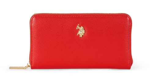 U.S. POLO ASSN. Jones Zip Around Wallet Red von U.S. POLO ASSN.