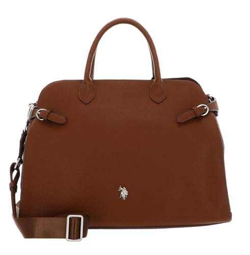 U.S. POLO ASSN. Melting Double Handle Bag L Brown von U.S. POLO ASSN.