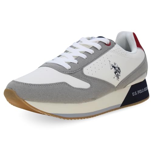 U.S. POLO ASSN. NOBIL Schuhe Code NOBIL003L-WHI, Weiß Grau Blau Rot, 43 EU U.S. POLO ASSN. NOBIL Schuhe Code NOBIL003L-WHI, Weiß Grau Blau Rot, 43 EU von U.S. POLO ASSN.