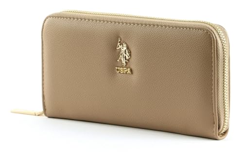 U.S. Polo Assn. New Jones - Damengeldbörse 8cc 19 cm beige von U.S. POLO ASSN.