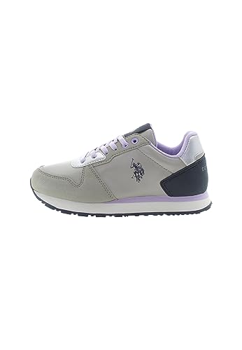 U.S. Polo Assn. - Sneakers NOBIK011K/CNH2 aus Nylon, Silber-dunkelblau (37) von U.S. Polo Assn.