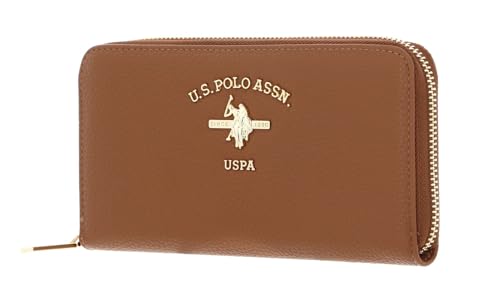 U.S. POLO ASSN. Stanford Zip Around Wallet Tan von U.S. POLO ASSN.