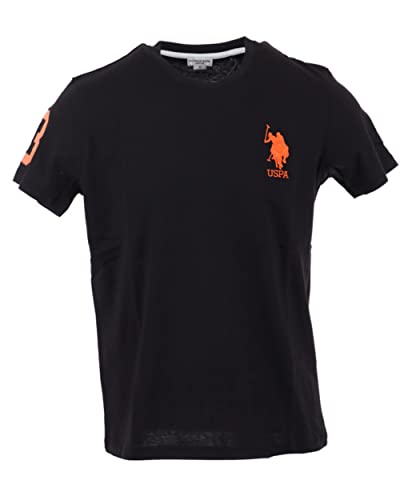 U.S. POLO ASSN. T-Shirt Herren Mick 65050 Schwarz 49351, Schwarz , Medium von U.S. POLO ASSN.