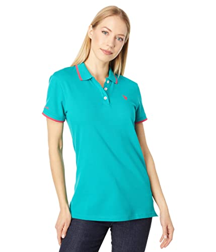 U.S. Polo Assn. Classic Polo Shirt Reef Teal LG von U.S. POLO ASSN.