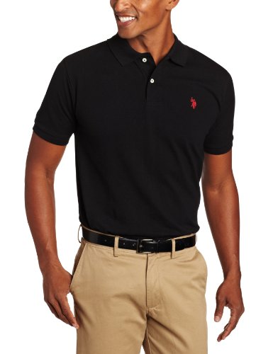 U.S. Polo Assn. Herren Klassisches Poloshirt Polohemd, altschwarz, XX-Large von U.S. Polo Assn.