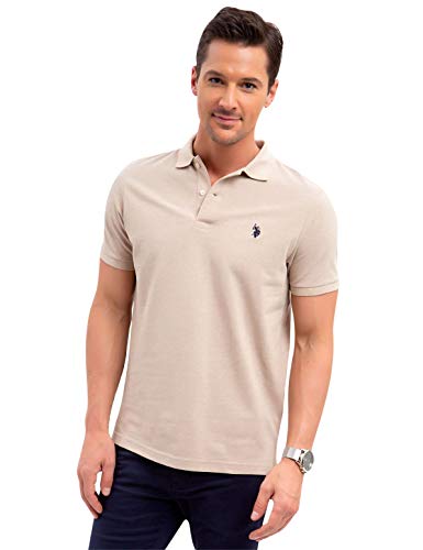 U.S. Polo Assn. Men's Classic Polo Shirt, Khaki Heather, XX-Large von U.S. POLO ASSN.