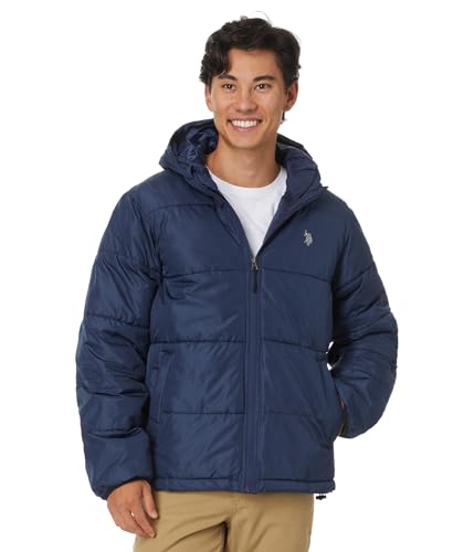 U.S. Polo Assn. Moderate Damen-Puffer, Klassisches Marineblau, L von U.S. Polo Assn.