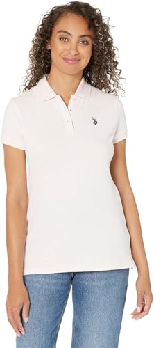 U.S. Polo Assn. Short Sleeve Small Pony Solid Pique Polo Shirt Classic Pink XL von U.S. POLO ASSN.