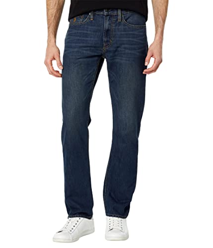 U.S. Polo Assn. Stretch Slim Straight Five-Pocket Jeans in Blue Dark Wash Denim 40 32 von U.S. POLO ASSN.