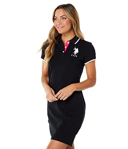 U.S. Polo Assn. Triple Crown Polo Dress Black LG von U.S. POLO ASSN.