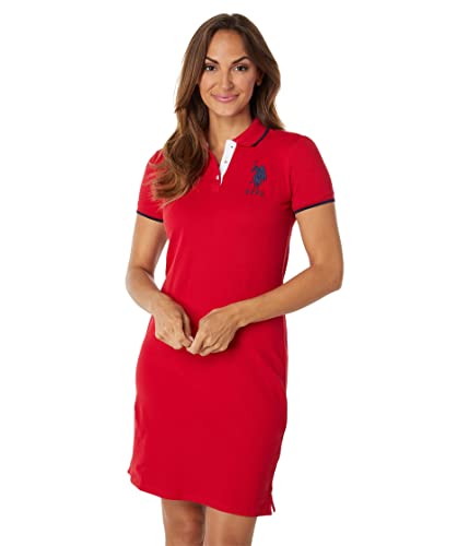 U.S. Polo Assn. Triple Crown Polo Dress Engine Red LG von U.S. POLO ASSN.