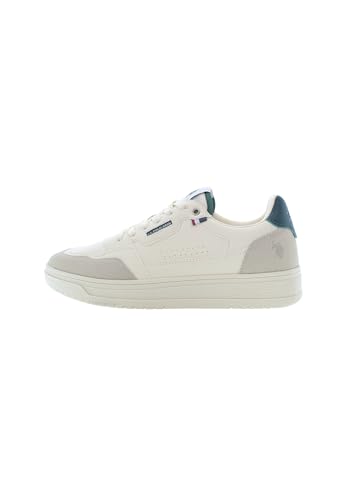 U.S. Polo Assn. - Turnschuhe KOSMO006MDYS1 aus synthetisch, beige-grau-Navy blau (43) von U.S.POLO ASSN.