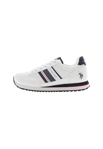 U.S. Polo Assn. - Turnschuhe XIRIO009M/5MU2 aus Textil, weiß (45) von U.S. POLO ASSN.