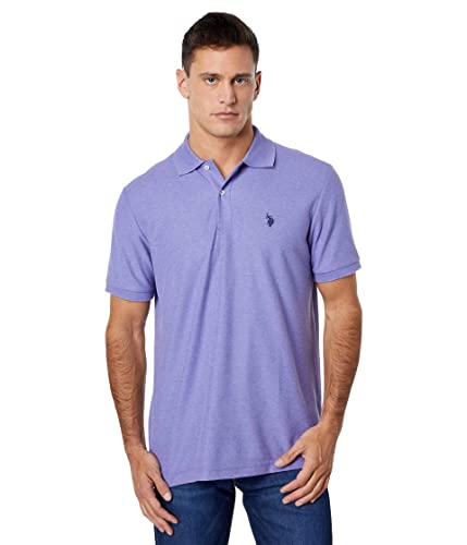 U.S. Polo Assn. Ultimate Pique Polo Shirt Lavender Heather LG von U.S. POLO ASSN.