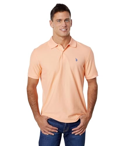 U.S. Polo Assn. Ultimate Pique Polo Shirt Peach Nectar SM von U.S. Polo Assn.