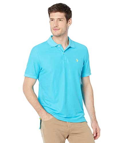 U.S. Polo Assn. Ultimate Pique Polo Shirt Scuba Blue MD von U.S. POLO ASSN.