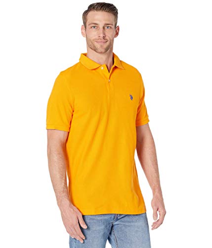 U.S. Polo Assn. Ultimate Pique Polo Shirt Warhol Orange XL von U.S. Polo Assn.